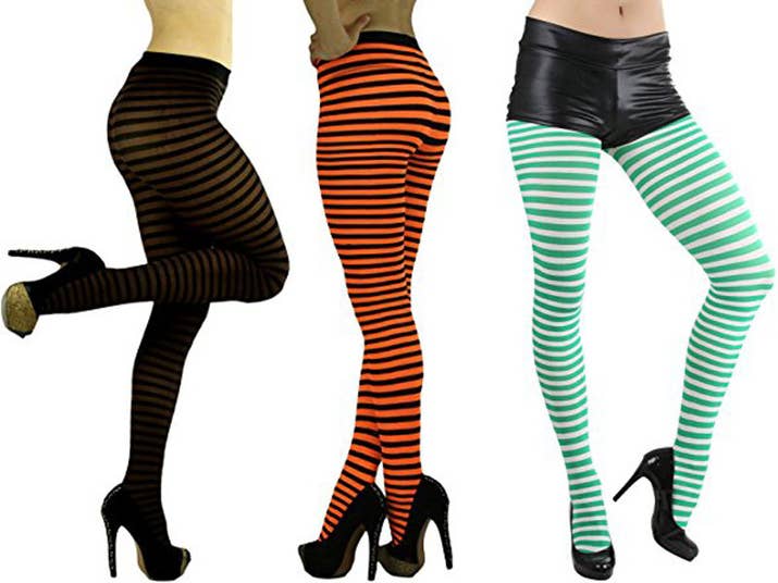 Promising review: "I bought queen/plus-size and wear size 12 pants. I was worried they'd be too big but they fit just right. They could stretch a little more so I think this would work for size 14, too. The material is not silky like regular pantyhose but very durable, because they made it all the way through Mardi Gras with no rips or runs!" —Anne BetPrice: $9.93+ Rating: 4.1/5 Sizes: regular, queen Colors: 22