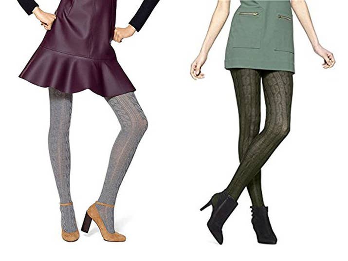 Promising review: "Comfiest tights I've worn in a long time! Extremely soft, not too tight, and well-made. I almost forgot I was wearing them. They come up a bit shorter than most tights, but I didn't find it uncomfortable. I bought size M/L and am 5'4" and 190 lbs." —Amazon CustomerPrice: $15+ Rating: 4/5 Sizes: S/M, M/L Colors: six