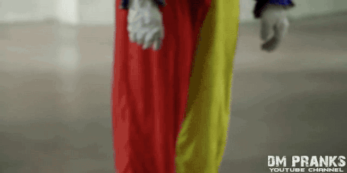 A random street killer clown