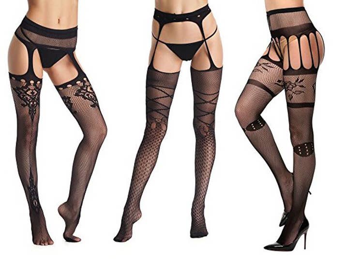 Promising review: "They are super fun for cosplay and at 5'4", 175 lbs., they still fit me well. These of course will stretch over time like anything you buy that's one size of this type. They are an easy intro into clothing of this sort and easier to put on than a full body stocking." —PooviePrice: 8.65+ Rating: 4.3/5 Size: one size Colors: seven varieties or a two-pack
