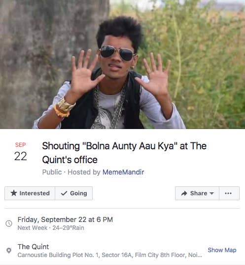 Multiple Meme Pages Organised Mass Harassment Of A Reporter Who Called Aunty Ki Ghanti Sexist Original bol na aunty aau kya ghanti mai bajau kya original omprakash mishra. multiple meme pages organised mass