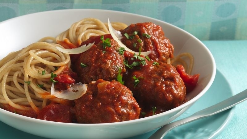 This one is pretty simple. Take some ground beef, roll it into a ball, and cook it. It sounds sloppy, but Kim disagrees:"If you get the spices right, round and juicies can be a fast, simple way to enjoy a good meal. Add some of these to spaghetti and you can't lose."