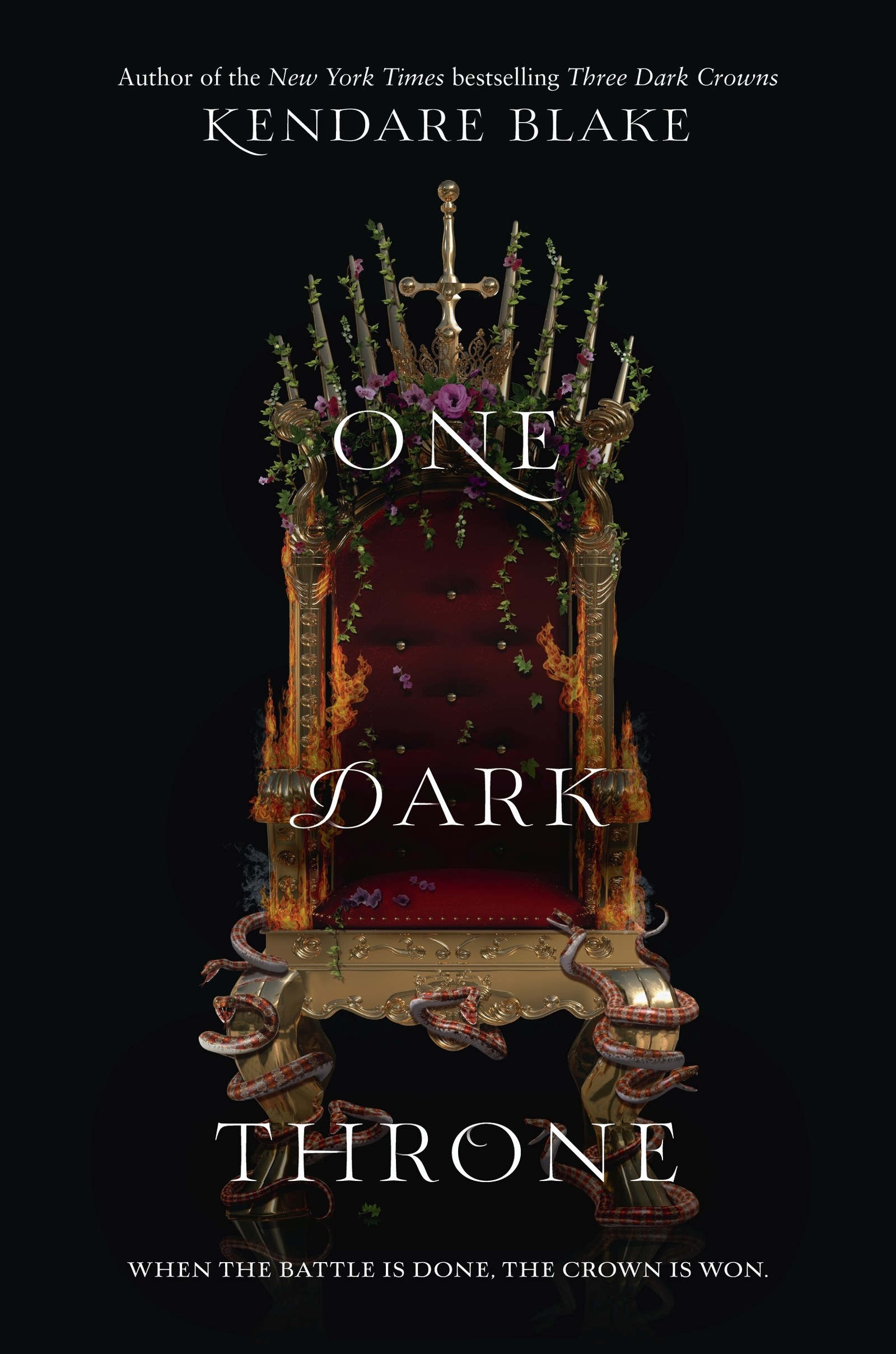 New York Times bestselling author Kendare Blake is back with the second installment in the enthralling, fast-paced Three Dark Crowns series. The trilogy stars triplet sisters that must fight to the death for the throne. One Dark Throne is an unforgettable, darkly satisfying story that will have you gripping the edge of your seat as Blake piles on one shocking twist after another.