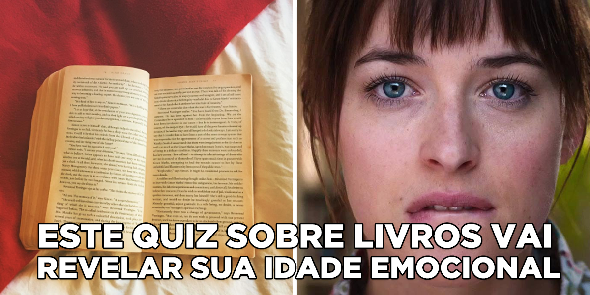 Responda a este quiz de literatura e vamos dizer sua idade emocional