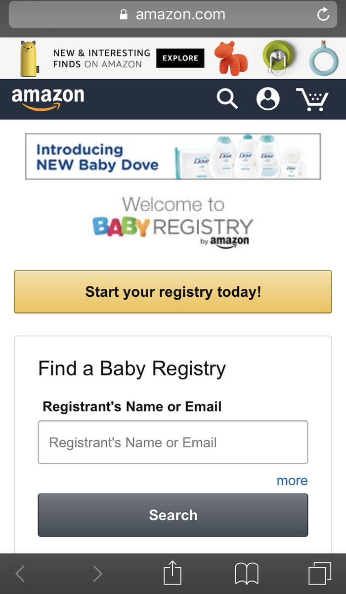 Amazon smile top baby registry