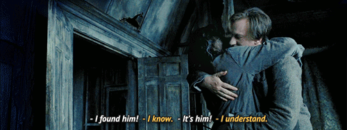 "No one will tell me that Remus and Sirius were not together because they totally were. Their friendship is so much deeper and different, more intimate than just best friends. Not even J.K. Rowling can tell me otherwise (no matter how much she tried with that ridiculous Tonks/Remus thing)."—Carisa Hatfield, Facebook