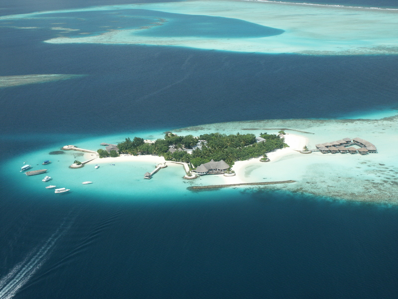 Maldives has more than 1,190 coral islands in the 26 atolls and 99% of Maldives is just water. You can enjoy the coral reefs if you stay at a resort like Anantara Dhigu Maldives Resort and partake in scuba diving activities.
