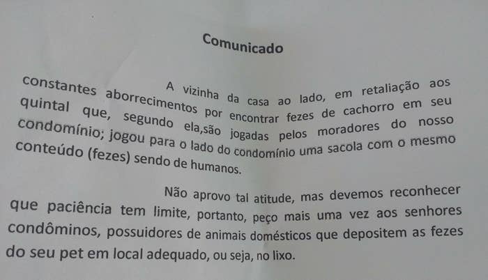 13 comunicados que provam que não nascemos para conviver 