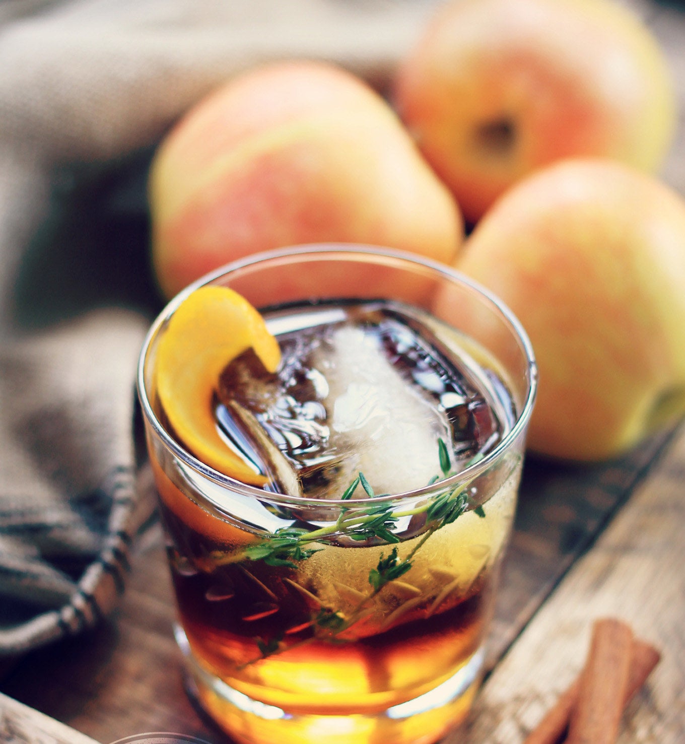 This recipe calls for cinnamon infused apple cider, which sounds fancy AF, but it's really just two ingredients. Get the recipe.