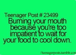 Ahhh the good old teenager posts.
