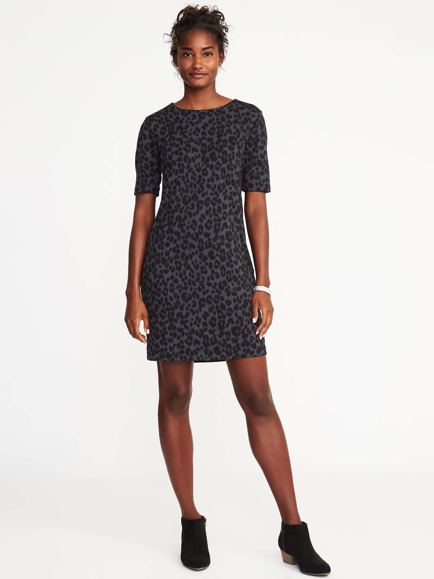 leopard print dress old navy