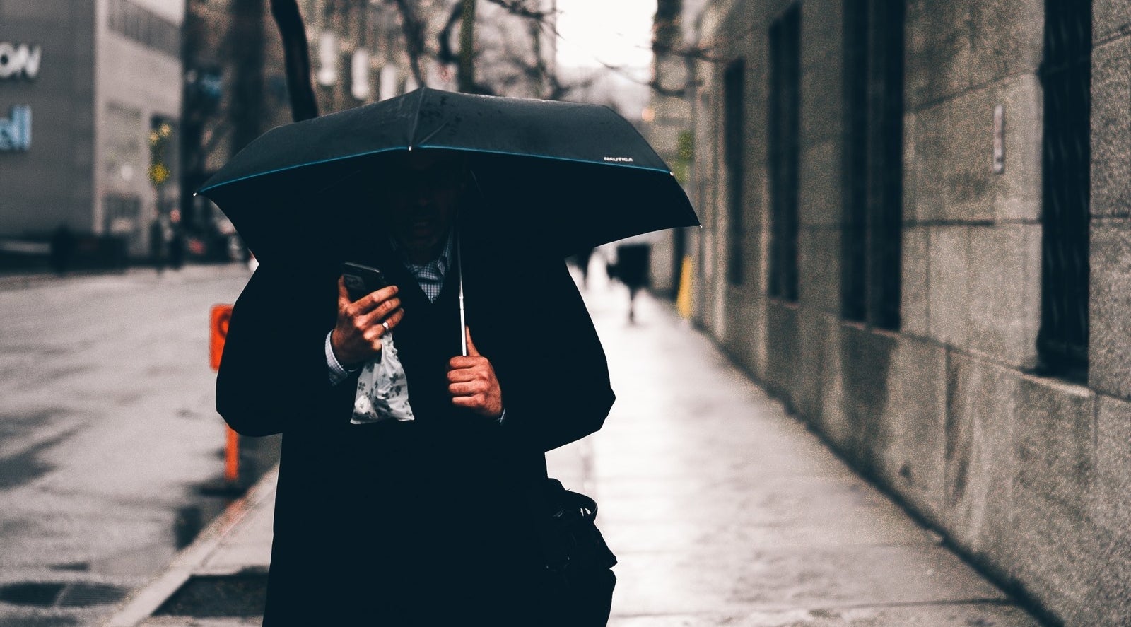 This is an incredibly simple one, especially if you live in the North! It rains, we've known it since birth, yet we still can't accept it... Get a quality umbrella, it'll keep you dry in the day, and make you a gentleman at night. Umbrella's are often seen as something your dad uses, well in this case he's stylist and smart.