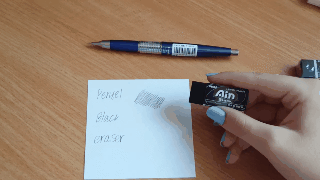 Promising Review: “This erases very well with minimal debris. In my opinion, it is the best eraser on the market.” —Spaceman Spiff Get it from Amazon for $2.34. Watch how the Pentel Ain eraser stacks up to other eraser brands in a Gils Review For You video here.