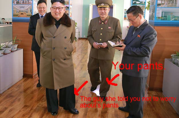 I Think We Need To Talk About Kim Jong Un's Pants Because They Are Amazing