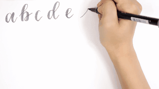 Amanda Rach Lee has an awesome intro to calligraphy and hand-lettering video on YouTube here. And Seb Lester’s YouTube account is full of gorgeous handwriting and calligraphy inspiration, as well.