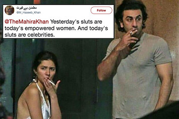 355px x 236px - Mahira Khan Was Slut-Shamed For Having A Smoke With Ranbir Kapoor