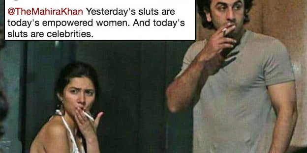 Amateur Pakistani Girls - Mahira Khan Was Slut-Shamed For Having A Smoke With Ranbir Kapoor