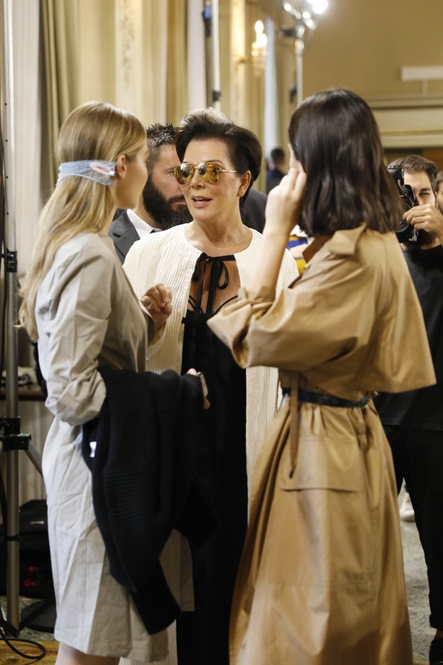 But this morning, while attending an event at Milan Fashion week, Kris gave an interview with The Cut — and she (somewhat reluctantly) broke her silence.