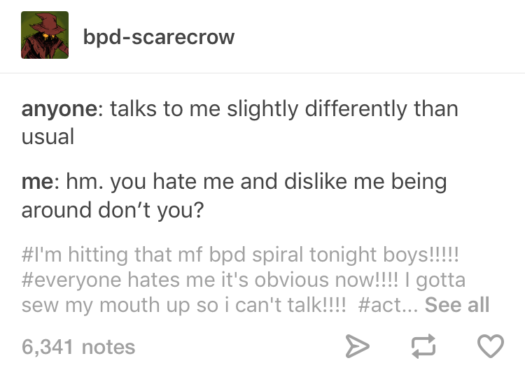 29 Tumblr Posts That Will Make Anyone With BPD Feel Less Alone