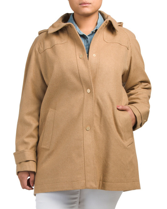 Tjmaxx plus size on sale coats