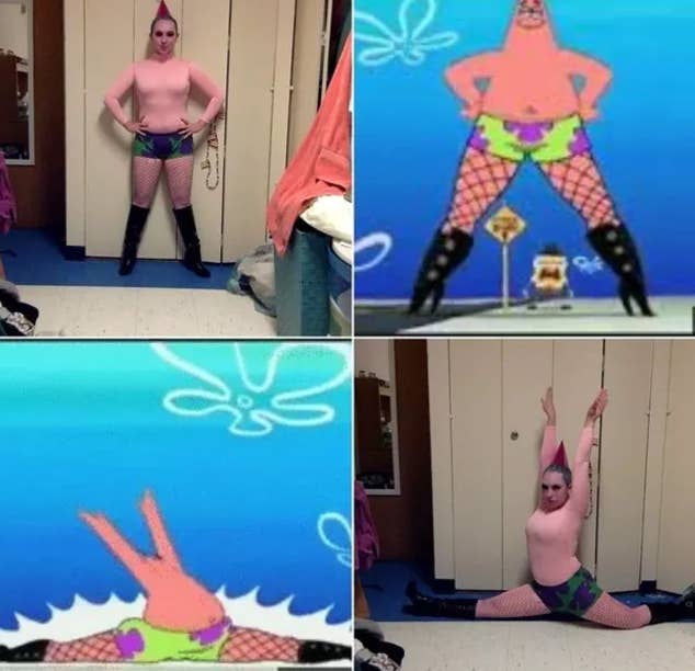 "Last year I went as Sexy Patrick. I got most of the pieces from Amazon."—carliez