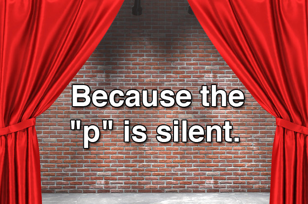 Because the &quot;p&quot; is silent