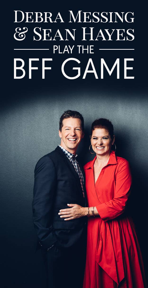 Debra Messing Revealed Her Favorite Will Amp Grace Moment With Sean Hayes And It S Hilarious Af