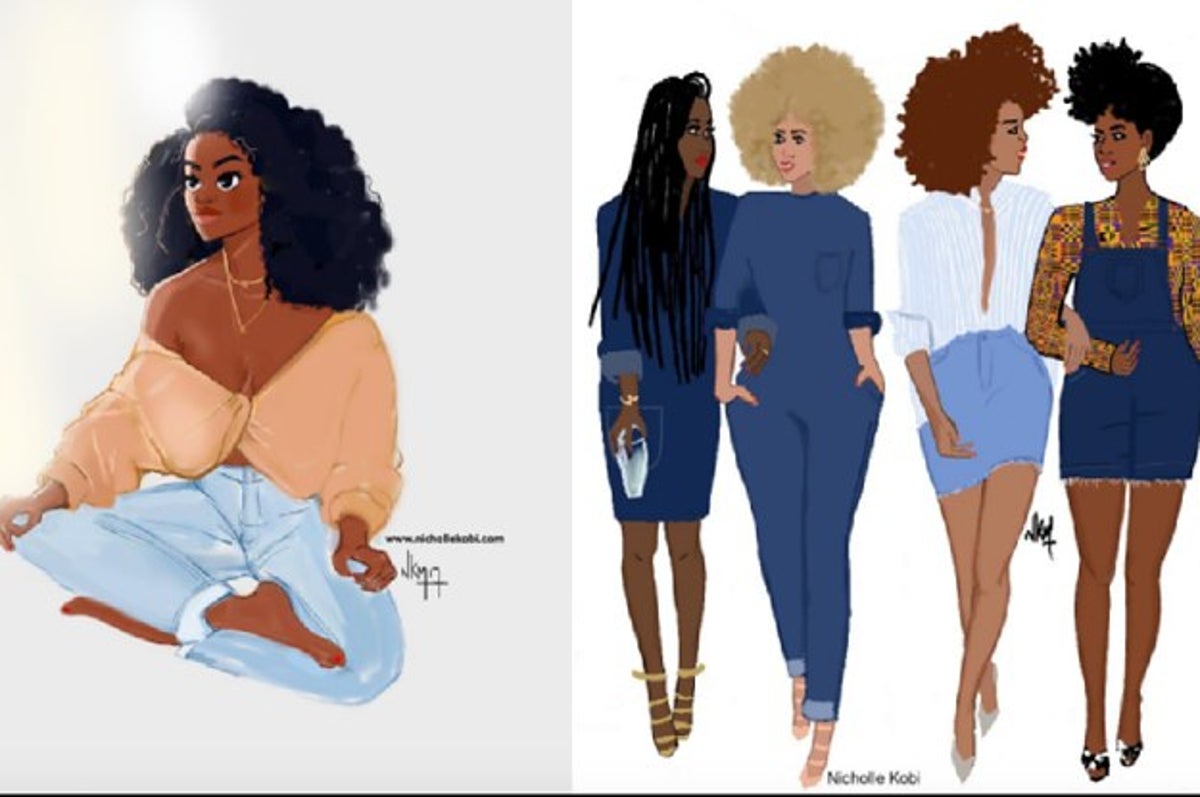 Cette illustratrice souhaite donner une nouvelle image des femmes noires