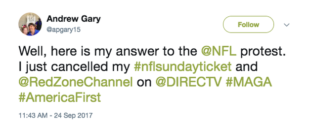 DirecTV reportedly giving refunds on Sunday Ticket over protests