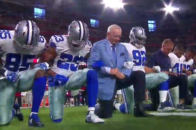 The Dallas Cowboys Took A Knee Monday Night — Before The National Anthem  Began