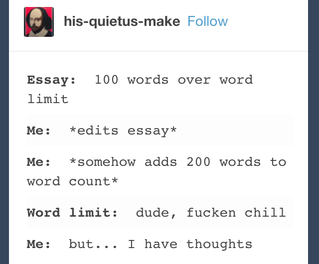 Dissertation writing advice tumblr