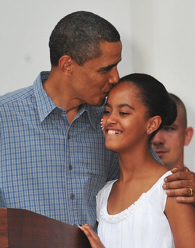 Ugh, good luck at Harvard, Malia. And, Barack, I'm sure Parents Weekend is coming up soon enough!