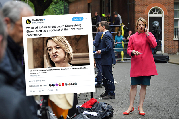 This Website Said Laura Kuenssberg Agreed To Speak At A Tory Event, Even Though She Hadn't