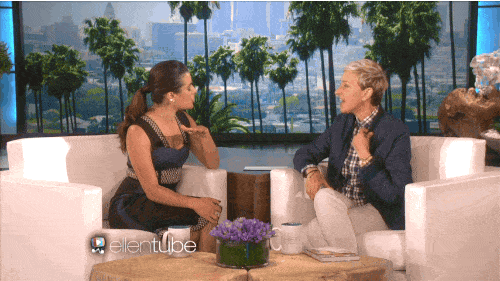 Lea Michele's shocked face.