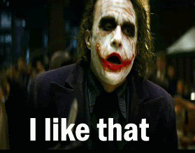 "Heath Ledger, en el papel de Joker. Me alucinó desde el momento en que se quitó la máscara al principio de la película. ¡Lo curioso es que los payasos me aterrorizan a lo bestia!"— luckyjinx27