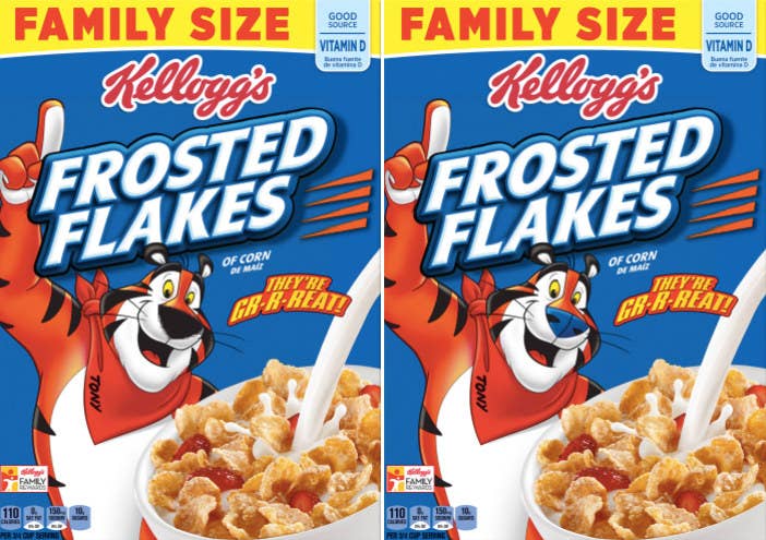 Many recall the cereal mascot's nose being black, but it's actually blue.