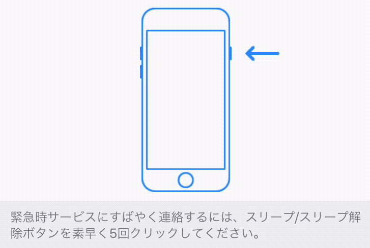 別途、家族などの緊急連絡先を登録すると、通報後に、この連絡先へ自分の位置情報がテキストメッセージで送られます。普段、位置情報を切っていても、一時的に「オン」の状態になるので、特別な設定はいりません。自分の所在地が変わると、そのつど最新の位置情報が指定した緊急連絡先に送られます。