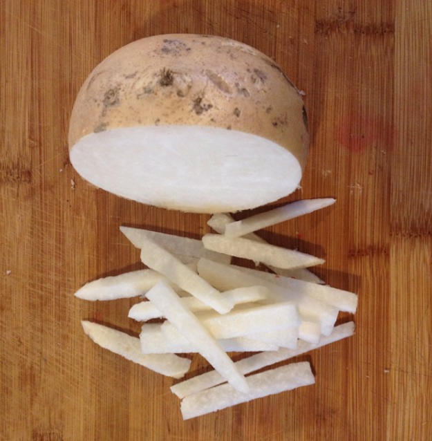 This mom, who told her kids that jicama was "cold french fries":