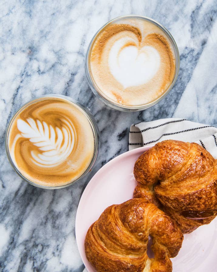 No Italian morning is complete without a cappuccino. Start your day off right wherever you are with the bright and cheery notes of this citrus-infused beverage, made best with the full-bodied Qualità Rossa espresso blend, and a delectable, flaky cornetto (the Italian version of a croissant) to complement its light sweetness and fruitiness.