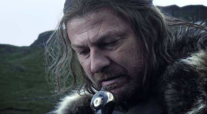 The "Brace yourselves..." memes really took off, though there's no Game of Thrones episode during which he actually says that.
