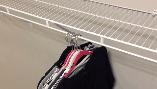 This will also keep you organized, seeing that you can easily divide clothing items by color or category in your closet. And they’ll be able to stay together while taking them to your new place. Get a 76-pack of Glad ForceFlex bags from Amazon for $13.28. Watch a tutorial on placing your hanging clothes into a trash bag by Lennar on YouTube here.