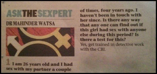 17 Times Sexpert Mahinder Watsa Hilariously Answered Questions In Just One Line It s perfectly normal, says dr mahinder watsa , india s foremost sexologist. 17 times sexpert mahinder watsa