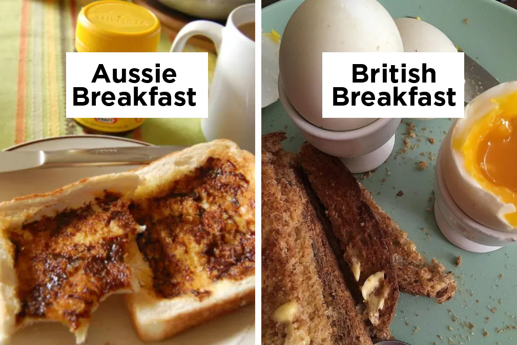 Pictures That Show The Difference Between Food In Australia In Britain