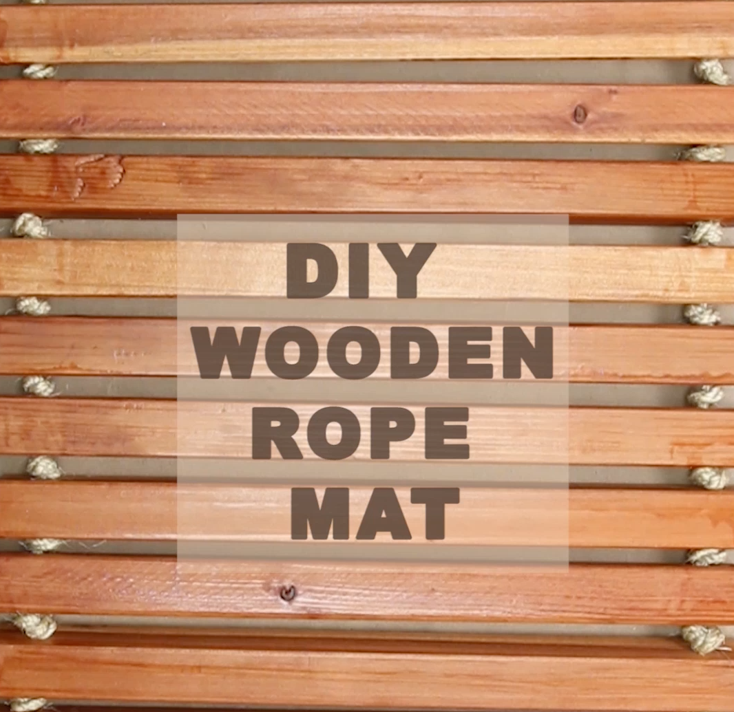 DIY Wooden Bath Mat