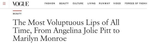 Full lips are a "thing" as of the last few years because mainstream media is late, per usual, to realizing how beautiful they are. But plump pouts have always been a mark of beauty, and there are plenty of receipts to prove it.