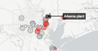 Hasil gambar untuk Harvey Damaged 13 Toxic Waste Sites/ gif