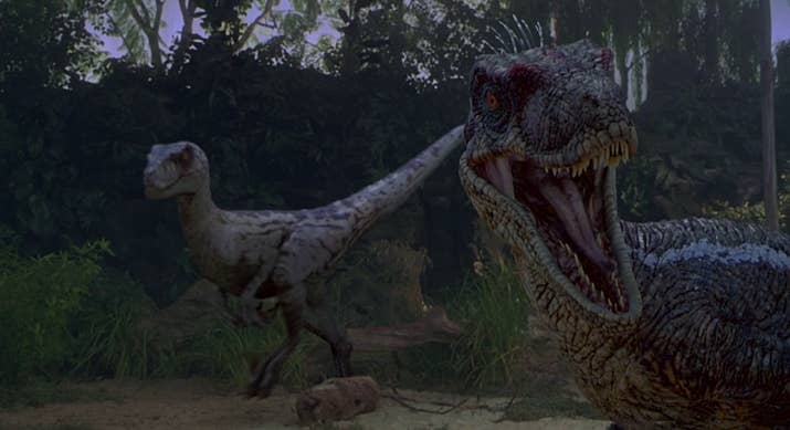Other animal sounds used for the raptors included a horse's breathing and the hiss of an angry goose.