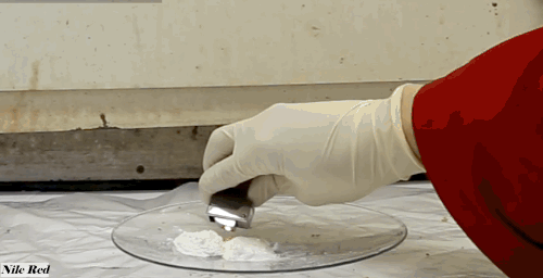 It's a rapid decomposition of mercury thiocyanate, after heat has been applied to it.