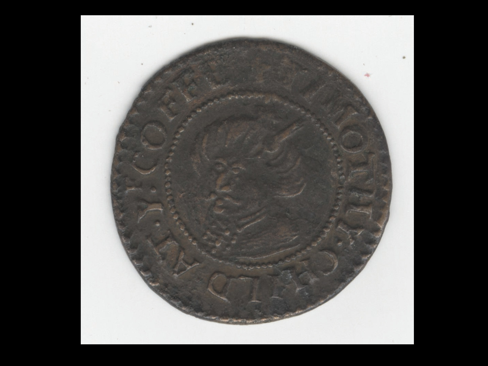 One of the many coins in the famous Coin Gallery of the British Museum, this exhibit is believed to be an ancient token given out by coffee houses to its clientele!