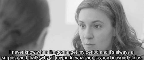 Two weeks on and three weeks off is a possibility, but a regular four day period once a month is unlikely. Basically, your period is an exciting surprise every month! If it starts later than normal it can cause anxiety about pregnancy, and having to carry pads all the time just in case is frustrating, especially when you can feel the pain is worsening. Regular long periods can lead to anaemia as well.